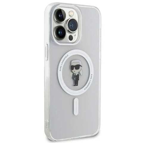 Karl Lagerfeld Karl Lagerfeld KLHMP15XHFCKNOT iPhone 15 Pro Max 6.7" transparent hardcase IML Ikonik MagSafe Karl Lagerfeld Karl Lagerfeld KLHMP15XHFCKNOT iPhone 15 Pro Max 6.7" transparent hardcase IML Ikonik MagSafe