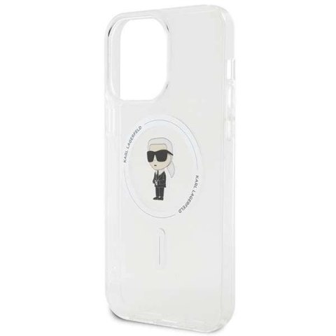 Karl Lagerfeld Karl Lagerfeld KLHMP15XHFCKNOT iPhone 15 Pro Max 6.7" transparent hardcase IML Ikonik MagSafe Karl Lagerfeld Karl Lagerfeld KLHMP15XHFCKNOT iPhone 15 Pro Max 6.7" transparent hardcase IML Ikonik MagSafe