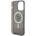 Karl Lagerfeld Karl Lagerfeld KLHMP15XHGKCNOK iPhone 15 Pro Max 6.7" czarny/black hardcase Karl&Choupette Glitter MagSafe