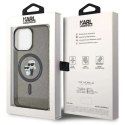 Karl Lagerfeld Karl Lagerfeld KLHMP15XHGKCNOK iPhone 15 Pro Max 6.7" czarny/black hardcase Karl&Choupette Glitter MagSafe