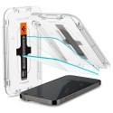Spigen 2x Szkło hartowane do iPhone 15 / 16 Spigen Glas.TR "EZ FIT" Clear