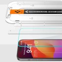 Spigen 2x Szkło hartowane do iPhone 15 / 16 Spigen Glas.TR "EZ FIT" Clear
