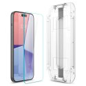 Spigen 2x Szkło hartowane do iPhone 15 / 16 Spigen Glas.TR "EZ FIT" Clear