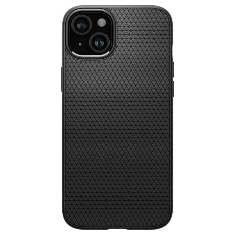 Spigen Etui do iPhone 15 Plus Spigen Liquid Air Case obudowa plecki ochronne Matte Black Spigen Etui do iPhone 15 Plus Spigen Liquid Air Case obudowa plecki ochronne Matte Black