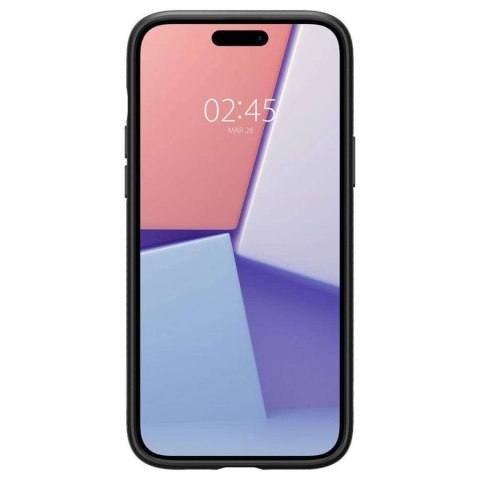 Spigen Etui do iPhone 15 Plus Spigen Liquid Air Case obudowa plecki ochronne Matte Black Spigen Etui do iPhone 15 Plus Spigen Liquid Air Case obudowa plecki ochronne Matte Black