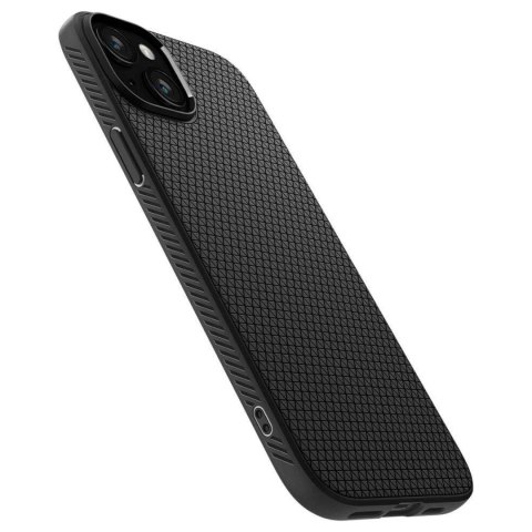 Spigen Etui do iPhone 15 Plus Spigen Liquid Air Case obudowa plecki ochronne Matte Black Spigen Etui do iPhone 15 Plus Spigen Liquid Air Case obudowa plecki ochronne Matte Black