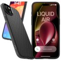 Spigen Etui do iPhone 15 Plus Spigen Liquid Air Case obudowa plecki ochronne Matte Black