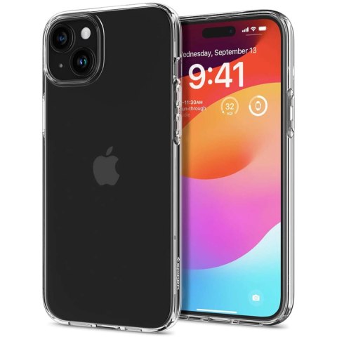 Spigen Etui do iPhone 15 Plus Spigen Liquid Crystal Case obudowa ochronna na telefon przezroczyste Clear Spigen Etui do iPhone 15 Plus Spigen Liquid Crystal Case obudowa ochronna na telefon przezroczyste Clear