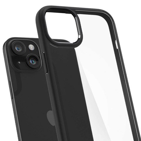 Spigen Etui do iPhone 15 Plus Spigen Ultra Hybrid Case obudowa plecki czarne Matte Black Spigen Etui do iPhone 15 Plus Spigen Ultra Hybrid Case obudowa plecki czarne Matte Black