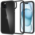 Spigen Etui do iPhone 15 Plus Spigen Ultra Hybrid Case obudowa plecki czarne Matte Black