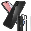 Spigen Etui do iPhone 15 Plus Spigen Ultra Hybrid Case obudowa plecki czarne Matte Black