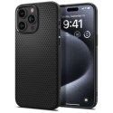 Spigen Etui do iPhone 15 Pro Max Spigen Liquid Air Case obudowa plecki ochronne Matte Black