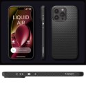 Spigen Etui do iPhone 15 Pro Max Spigen Liquid Air Case obudowa plecki ochronne Matte Black