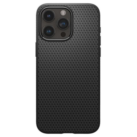 Spigen Etui do iPhone 15 Pro Max Spigen Liquid Air Case obudowa plecki ochronne Matte Black Spigen Etui do iPhone 15 Pro Max Spigen Liquid Air Case obudowa plecki ochronne Matte Black