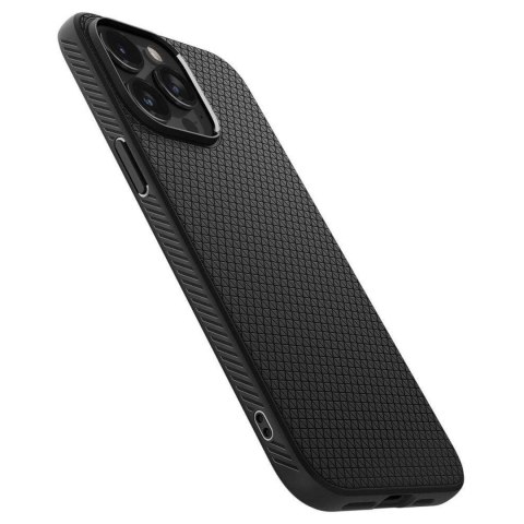 Spigen Etui do iPhone 15 Pro Max Spigen Liquid Air Case obudowa plecki ochronne Matte Black Spigen Etui do iPhone 15 Pro Max Spigen Liquid Air Case obudowa plecki ochronne Matte Black