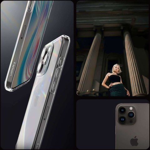 Spigen Etui do iPhone 15 Pro Max Spigen Ultra Hybrid Case obudowa plecki Crystal Clear Spigen Etui do iPhone 15 Pro Max Spigen Ultra Hybrid Case obudowa plecki Crystal Clear