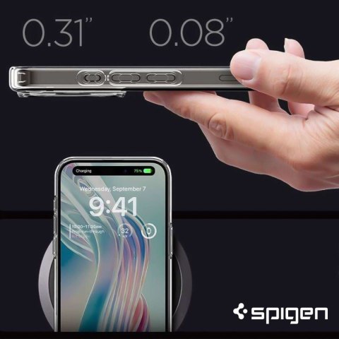 Spigen Etui do iPhone 15 Pro Max Spigen Ultra Hybrid Case obudowa plecki Crystal Clear Spigen Etui do iPhone 15 Pro Max Spigen Ultra Hybrid Case obudowa plecki Crystal Clear