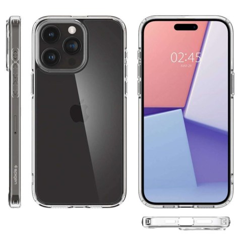 Spigen Etui do iPhone 15 Pro Max Spigen Ultra Hybrid Case obudowa plecki Crystal Clear Spigen Etui do iPhone 15 Pro Max Spigen Ultra Hybrid Case obudowa plecki Crystal Clear