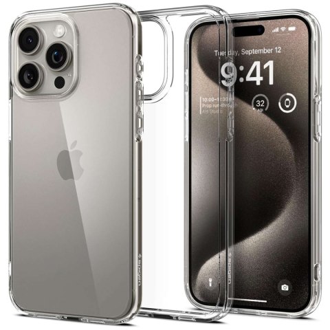 Spigen Etui do iPhone 15 Pro Max Spigen Ultra Hybrid Case obudowa plecki Crystal Clear Spigen Etui do iPhone 15 Pro Max Spigen Ultra Hybrid Case obudowa plecki Crystal Clear
