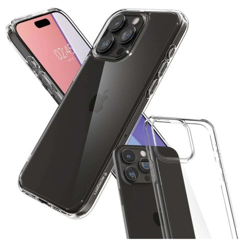 Spigen Etui do iPhone 15 Pro Max Spigen Ultra Hybrid Case obudowa plecki Crystal Clear Spigen Etui do iPhone 15 Pro Max Spigen Ultra Hybrid Case obudowa plecki Crystal Clear