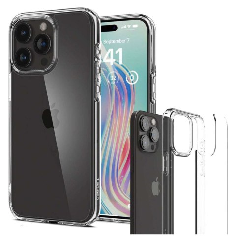 Spigen Etui do iPhone 15 Pro Max Spigen Ultra Hybrid Case obudowa plecki Crystal Clear Spigen Etui do iPhone 15 Pro Max Spigen Ultra Hybrid Case obudowa plecki Crystal Clear