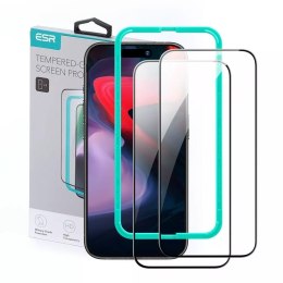 ESR Szkło hartowane ESR Tempered Glass 2-Pack do Apple iPhone 15 Pro Black