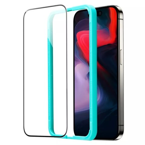 ESR Szkło hartowane ESR Tempered Glass 2-Pack do Apple iPhone 15 Pro Black ESR Szkło hartowane ESR Tempered Glass 2-Pack do Apple iPhone 15 Pro Black