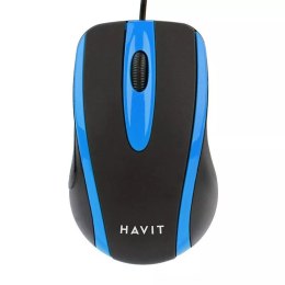 Havit Mysz uniwersalna Havit MS753 (czarno-niebieska)