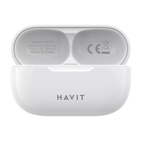 Havit Słuchawki TWS Havit TW925 (białe) Havit Słuchawki TWS Havit TW925 (białe)