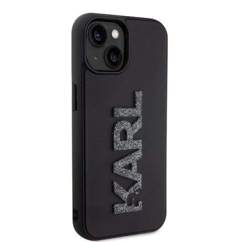 Karl Lagerfeld Oryginalne Etui KARL LAGERFELD Hardcase KLHCP15M3DMBKCK do iPhone 15 PLUS (3D Logo Glitter / czarny) Karl Lagerfeld Oryginalne Etui KARL LAGERFELD Hardcase KLHCP15M3DMBKCK do iPhone 15 PLUS (3D Logo Glitter / czarny)