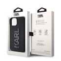Karl Lagerfeld Oryginalne Etui KARL LAGERFELD Hardcase KLHCP15M3DMBKCK do iPhone 15 PLUS (3D Logo Glitter / czarny)