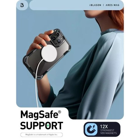 Ringke Etui Supcase Iblsn Ares Mag do MagSafe do iPhone 15 Pro Max black Ringke Etui Supcase Iblsn Ares Mag do MagSafe do iPhone 15 Pro Max black