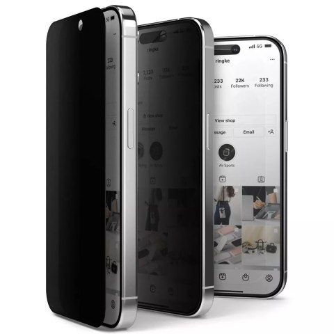 Ringke Szkło hartowane Ringke TG do iPhone 15 Pro Max Privacy Ringke Szkło hartowane Ringke TG do iPhone 15 Pro Max Privacy