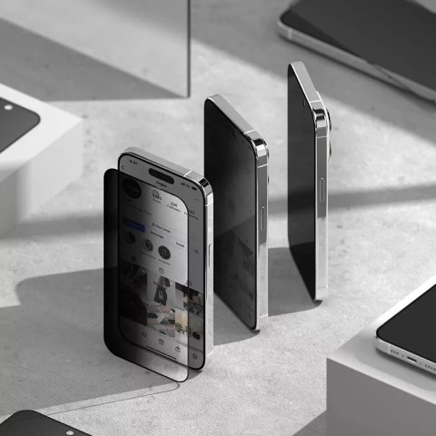Ringke Szkło hartowane Ringke TG do iPhone 15 Pro Max Privacy Ringke Szkło hartowane Ringke TG do iPhone 15 Pro Max Privacy