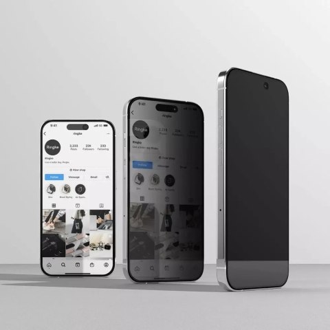 Ringke Szkło hartowane Ringke TG do iPhone 15 Pro Max Privacy Ringke Szkło hartowane Ringke TG do iPhone 15 Pro Max Privacy