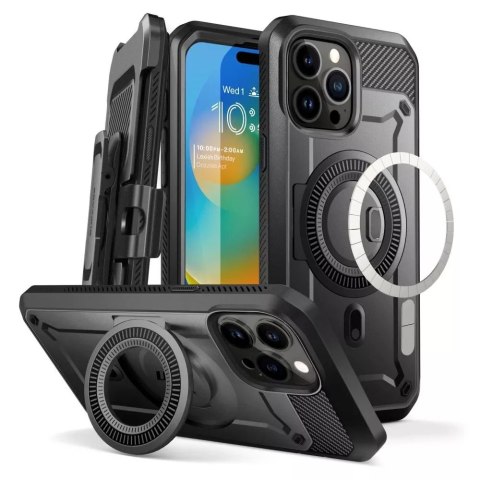 SUPCASE Etui Supcase UB Pro Mag do MagSafe do iPhone 15 Pro black SUPCASE Etui Supcase UB Pro Mag do MagSafe do iPhone 15 Pro black