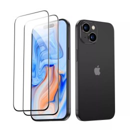 ESR Szkło hartowane ESR Tempered Glass 2-Pack do Apple iPhone 15 / 16 Black
