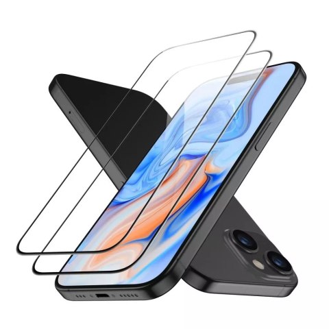ESR Szkło hartowane ESR Tempered Glass 2-Pack do Apple iPhone 15 / 16 Black ESR Szkło hartowane ESR Tempered Glass 2-Pack do Apple iPhone 15 / 16 Black