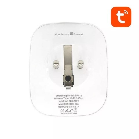 GOSUND Inteligentne gniazdko WiFi Gosund SP112 2xUSB, Tuya GOSUND Inteligentne gniazdko WiFi Gosund SP112 2xUSB, Tuya