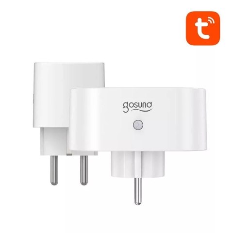 GOSUND Podwójne inteligentne gniazdko WiFi Gosund SP211, 2 sztuki 3500W (dwupak) Tuya GOSUND Podwójne inteligentne gniazdko WiFi Gosund SP211, 2 sztuki 3500W (dwupak) Tuya