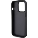 Karl Lagerfeld Etui Karl Lagerfeld KLHCP15XSAKKNSCK do iPhone 15 Pro Max 6.7" czarny/black hardcase Saffiano Cardslots and Stand Monogram Ikoni