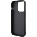 Karl Lagerfeld Etui Karl Lagerfeld KLHCP15LGKNPSK do iPhone 15 Pro 6.1" czarny/black hardcase Fixed Glitter Ikonik Logo Metal Pin