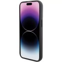 Karl Lagerfeld Etui Karl Lagerfeld KLHCP15SGKNPSK do iPhone 15 6.1" czarny/black hardcase Fixed Glitter Ikonik Logo Metal Pin