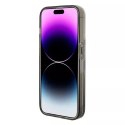 Karl Lagerfeld Etui Karl Lagerfeld KLHCP15SLKKNSK do iPhone 15 6.1" transparent hardcase Liquid Glitter Ikonik