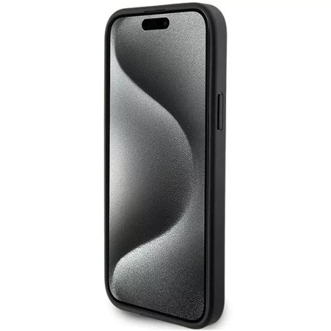 Karl Lagerfeld Etui Karl Lagerfeld KLHCP15SSAPKCNPK do iPhone 15 6.1" czarny/black hardcase Saffiano Cardslot Karl&Choupette Metal Pin Karl Lagerfeld Etui Karl Lagerfeld KLHCP15SSAPKCNPK do iPhone 15 6.1" czarny/black hardcase Saffiano Cardslot Karl&Choupette Metal Pin