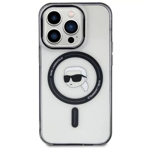 Karl Lagerfeld Etui Karl Lagerfeld KLHMP15XHKHNOTK do iPhone 15 Pro Max 6.7" transparent hardcase IML Karl`s Head MagSafe Karl Lagerfeld Etui Karl Lagerfeld KLHMP15XHKHNOTK do iPhone 15 Pro Max 6.7" transparent hardcase IML Karl`s Head MagSafe
