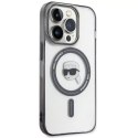 Karl Lagerfeld Etui Karl Lagerfeld KLHMP15XHKHNOTK do iPhone 15 Pro Max 6.7" transparent hardcase IML Karl`s Head MagSafe