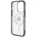 Karl Lagerfeld Etui Karl Lagerfeld KLHMP15XHKHNOTK do iPhone 15 Pro Max 6.7" transparent hardcase IML Karl`s Head MagSafe