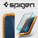 Spigen 2x Szkło hartowane do Apple iPhone 15 / 16 na ekran Spigen Alm Glass FC 2-Pack 9H + zestaw aplikacyjny Black