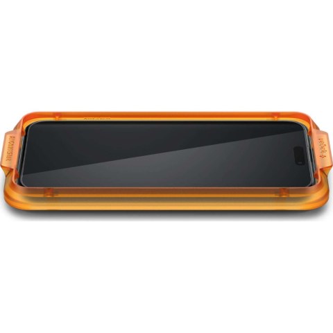 Spigen 2x Szkło hartowane do Apple iPhone 15 / 16 na ekran Spigen Alm Glass FC 2-Pack 9H + zestaw aplikacyjny Black Spigen 2x Szkło hartowane do Apple iPhone 15 / 16 na ekran Spigen Alm Glass FC 2-Pack 9H + zestaw aplikacyjny Black